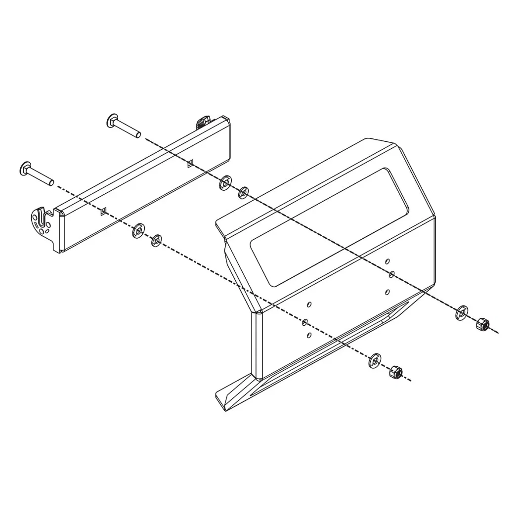 740175-1 – HUMMINBIRD Fish Finder Mount, Compatible With All HELIX 12 Models With Bracket And Hardware